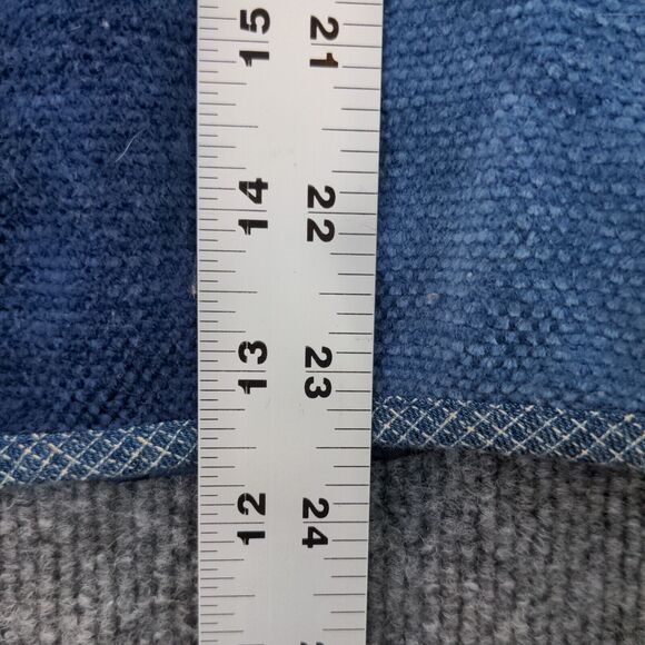 Vintage Koret City Womens Blues Button-Up Patchwork Jacket Blue L Embellished - Picture 10 of 11